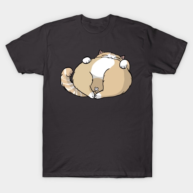 Brown Cat T-Shirt by giantplayful